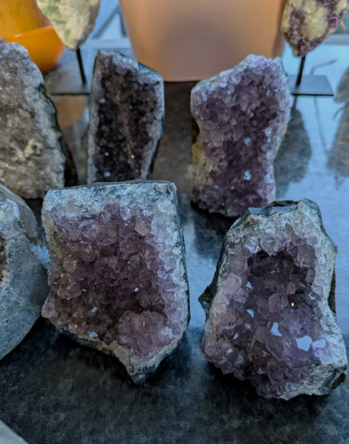 Natural unpolished amethyst - natural,