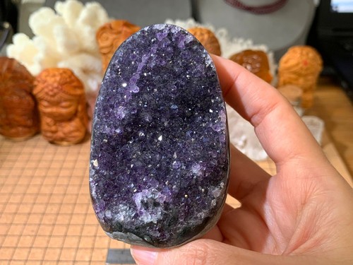 Natural amethyst geode - natural,