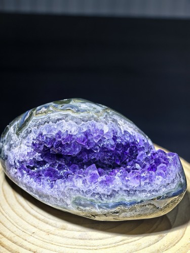 Natural deep purple amethyst - natural,