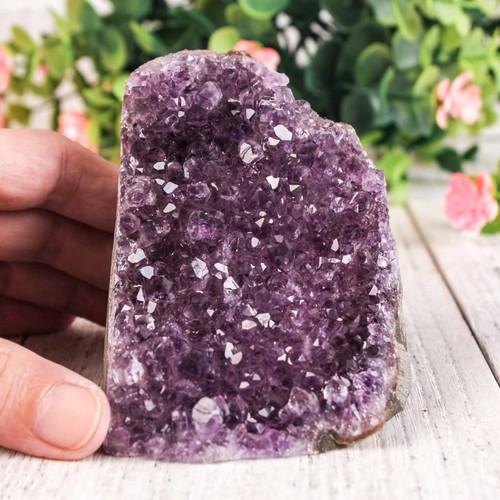 495g 79mm natural amethyst - 495g,