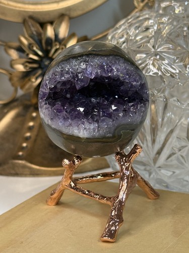 Natural amethyst geode - geode, sphere