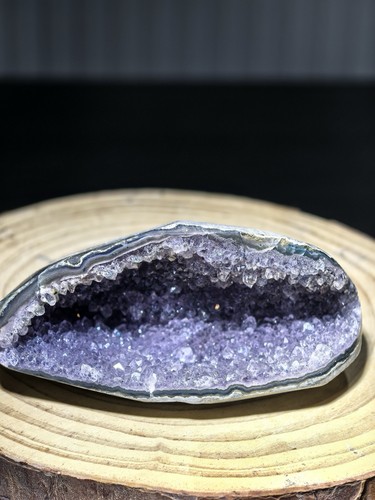 Natural amethyst geode crystal - geode,