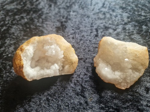 Genuine clear quartz geode - genuine,