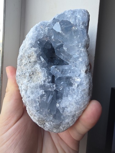 Natural celestite crystal - natural,