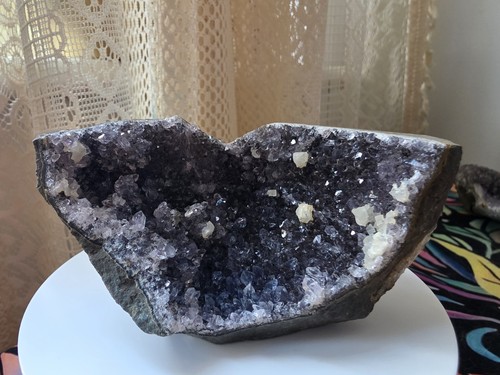 Natural dark purple amethyst - dark,