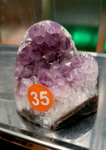 Amethyst cut base - geode, 900g