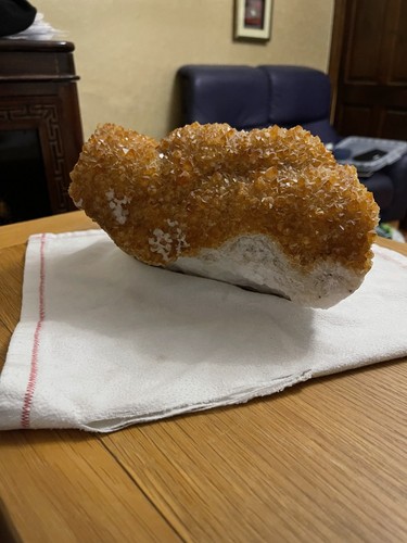 Large citrine crystal - citrine, cluster