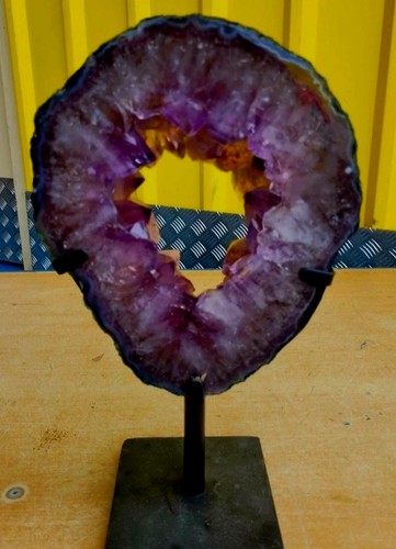 Amethyst portal geode ring - amethyst,
