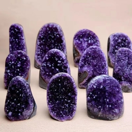 Natural amethyst crystal geode - amethyst,