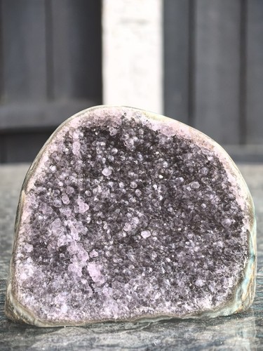 Large natural amethyst crystal - natural,