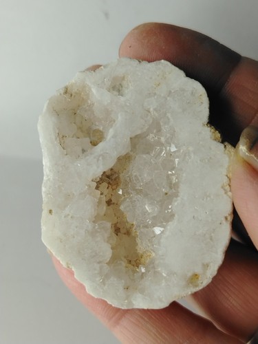 Geode section sparkling - geode, section,