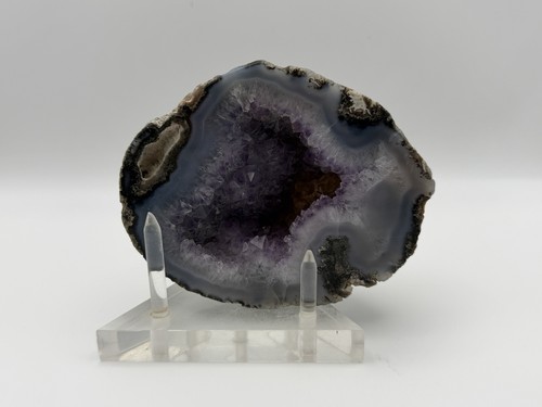 Natural polished amethyst - natural,