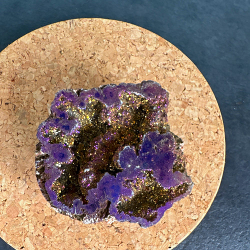 Aura geode mineral crystal - aura,