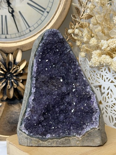 Amethyst geode crystal - geode, cluster
