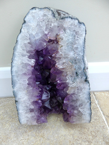 Large 3kg amethyst geode - amethyst,