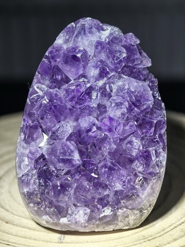 Deep purple amethyst standing - purple,
