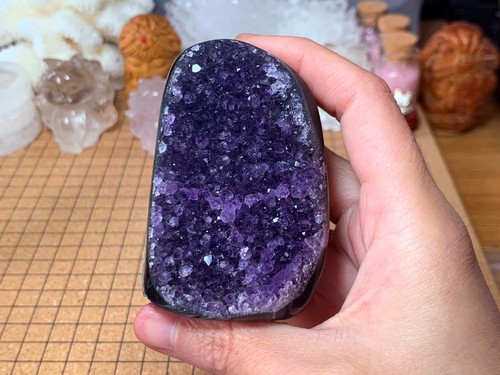 Small natural amethyst - natural, geode