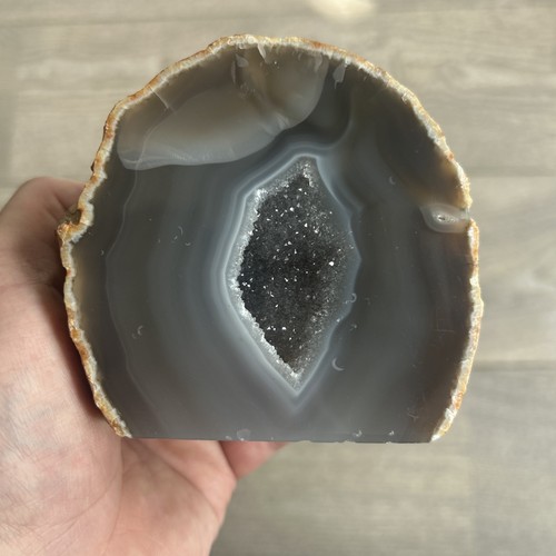 Polished agate geode mineral - polished,