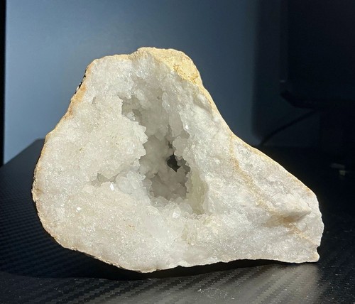 Natural quartz crystal half - natural,