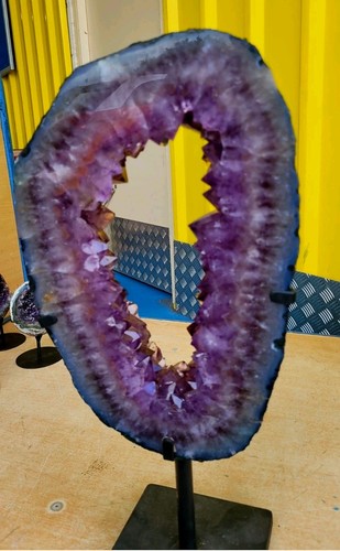 Amethyst portal geode ring - amethyst,