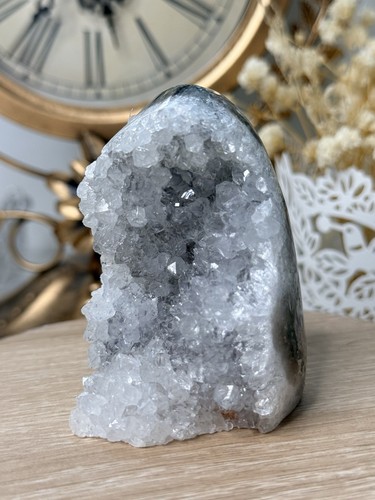 Natural white amethyst - white,