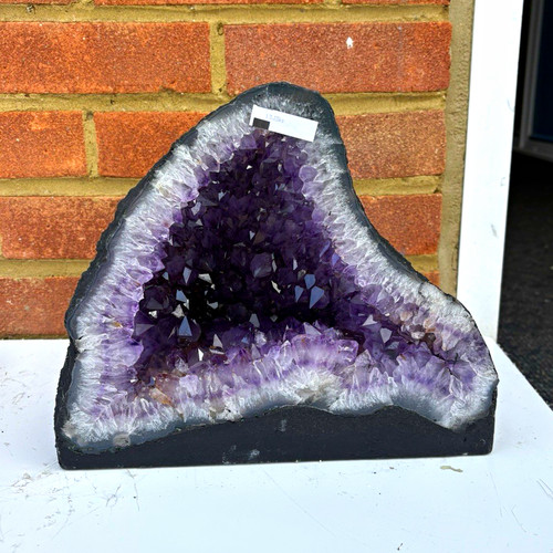 Purple amethyst crystal - purple,